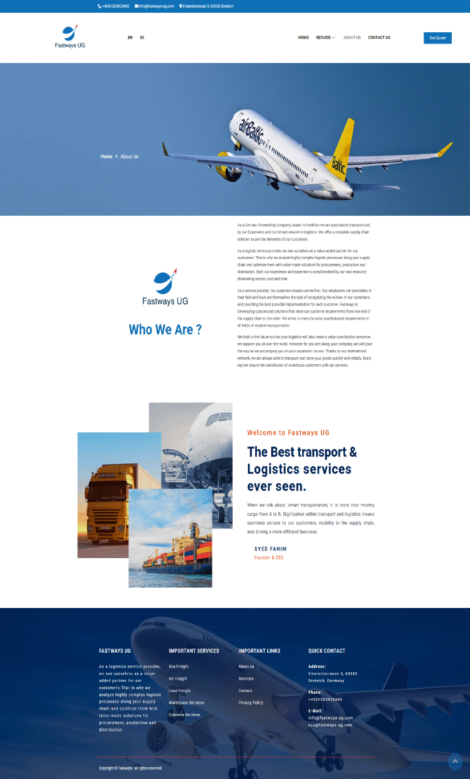 Fastway UG Project 3